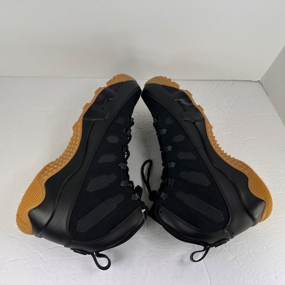 Nike Air Jordan 9 Retro Boots Shoes - Black/ Gum Light Brown (AR4491-025) New - Picture 2 of 13